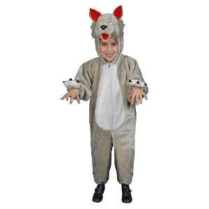  Quality Kids Plush Wolf Costume   Size Large 12 14 By 
