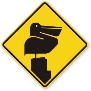 Bird Symbol High Intensity Grade Sign, 24 x 24 Office 