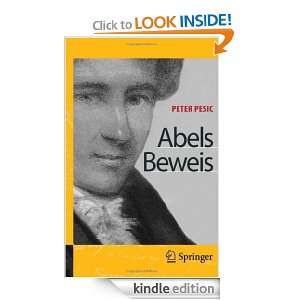 Abels Beweis (German Edition) Peter Pesic, M. Junker  
