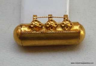 vintage antique tribal old 22k gold amulet pendant necklace taviz 
