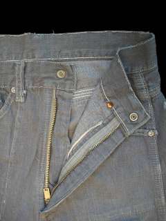 Childs Vintage Denim Jeans Cotton Gray 24W/22L 1950’S  