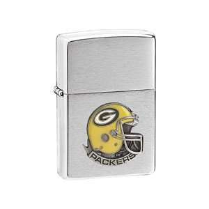  NFL Zippo Lighter   Packers Helmet