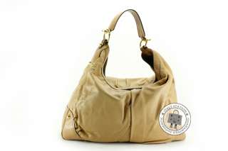 MPRS NEW GUCCI 203542 A3Y6T SAND LEATHER BAG  