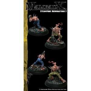   Malifaux 32mm Steampunk Abominations   Pack 2 (2 pack) Toys & Games