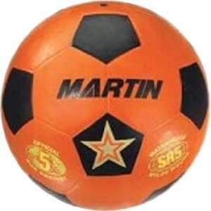    Martin Rubber Nylon Wound Soccer Balls ORANGE 3