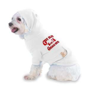 German Shepherd Hooded (Hoody) T Shirt with pocket for your Dog 