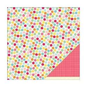  Pebbles Hip, Hip, Hooray Double Sided Glitter Cardstock 12 