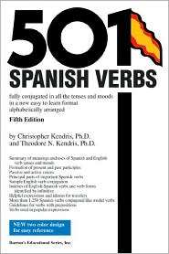501 Spanish Verbs, (0764124285), Christopher, Ph.D Kendris Ph.D 