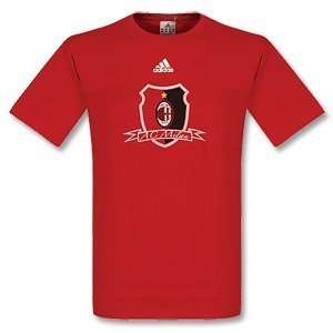  09 10 AC Milan Logo Tee   Red