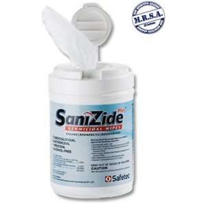  SaniZide Plus® Germicidal Wipe, (Wipe Size 6“ x 6.75 