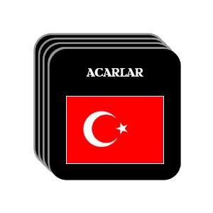  Turkey   ACARLAR Set of 4 Mini Mousepad Coasters 