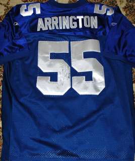   ARRINGTON Signed NY GIANTS #55 Jersey NWT *Penn State *Redskins  