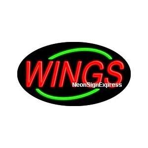  Wings Flashing Neon Sign 