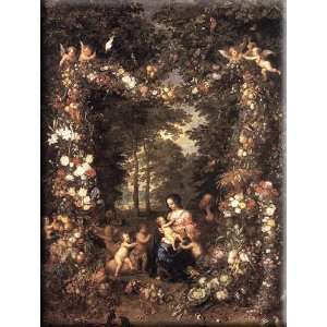   12x16 Streched Canvas Art by Brueghel, Jan the Elder