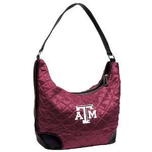  NCAA Texas A & M University Team Color Quilted Hobo 