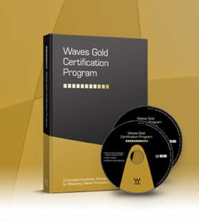 Waves Gold Bundle Certification Program NATIVE SOFTWARE LICENSE & BOOK 