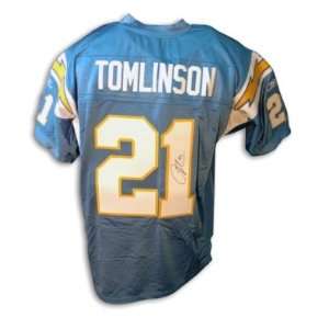  Tomlinson Chargers Powder Blue Signed Jersey 