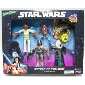   Bend Ems 4 pack with Admiral Ackbar, Wicket, Boba Fett and Bib Fortuna