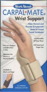 Work About Carpal Tunnel Wrist Support  