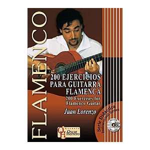  200 Exercises for Flamenco Guitar Book/CD Set Musical 