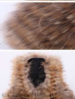   Real Raccoon Fur Vest waistcoat gilet sleeveless nature fur for women