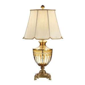  Wildwood Lamps 9442 Fluted 1 Light Table Lamps in Antique 