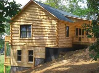 8x10 RUSTIC HAND PEELED CABIN HOME D LOG   WHOLESALE  