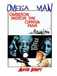 Charlton Heston THE OMEGA MAN Sci Fi Movie Script   WoW  