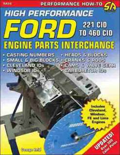 FORD HI PRO ENGINE 221_302_351­_390_460_ PARTS INTERCHANGE MANUAL 
