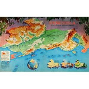  1939 Print Map Venezuela Antilles Mineral Caracas Rio 