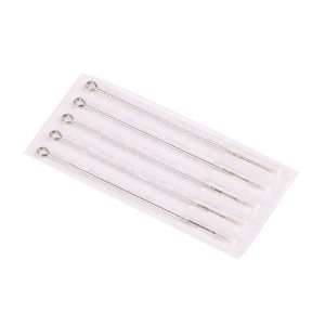   Stainless Steel Professional Tattoo Needles Flat Shader 5f Beauty