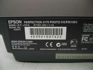 EPSON Perfection 3170 Photo Scanner  