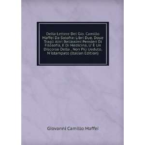   Ueduto, Nistampato (Italian Edition) Giovanni Camillo Maffei Books