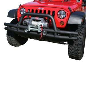   Bumper With Winch Cutout For 2007 10 Jeep Wrangler JK  Automotive