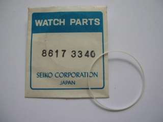 Seiko N.O.S. watch part crystal gasket no. 8617 3340  