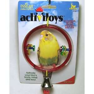  JW Pet Insight Ring Clear Bird Toy