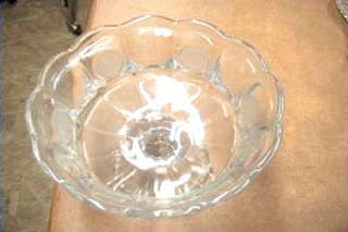 Old Coin Spot Pressed Glass Open Top Compote A 27  