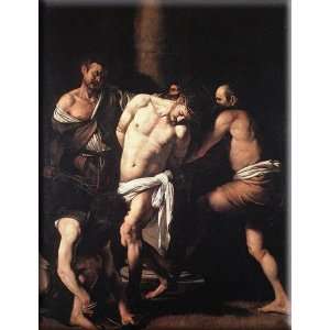   Flagellation 23x30 Streched Canvas Art by Caravaggio