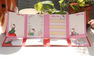 Hello Kitty Post It Sticky Memo 4Different Pattern PINK  