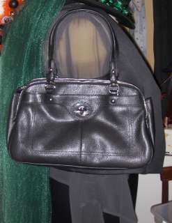 NWT Coach Penelope Black Leather Satchel Bag Handbag Purse F16529 $428 