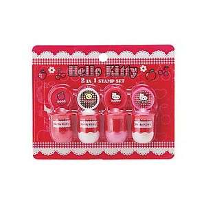    Hello Kitty 2 in 1 Self Inking Stamp Set Apple Toys & Games