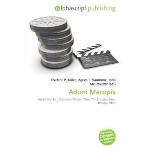  Adoni Maropis (9786132792921) Books