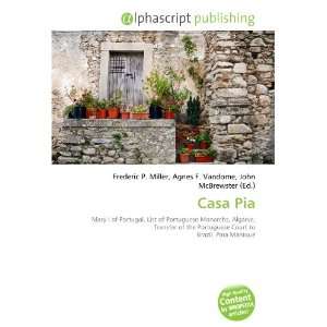  Casa Pia (9786133701434) Books