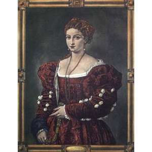   Titian, Tiziano Vecellio Pitti, Portraiture People Engraving Intaglio
