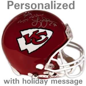 Larry Johnson Kansas City Chiefs Personalized Helmet with Holiday 