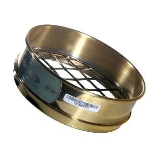 Advantech Brass Test Sieves with Stainless Steel Wire Cloth Mesh, 8 