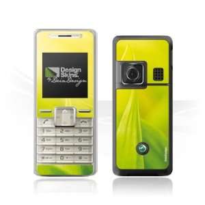  Design Skins for Sony Ericsson K220i   Green Leave Design 