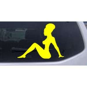   Window Wall Laptop Decal Sticker    Yellow 22in X 16.7in Automotive