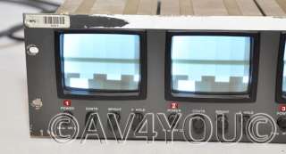 Sony PVM 411 Quad Video Monitor Black & White 4 x 4 B&W  