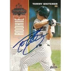  Tommy Whiteman Signed Astros 03 Donruss Champions Card 